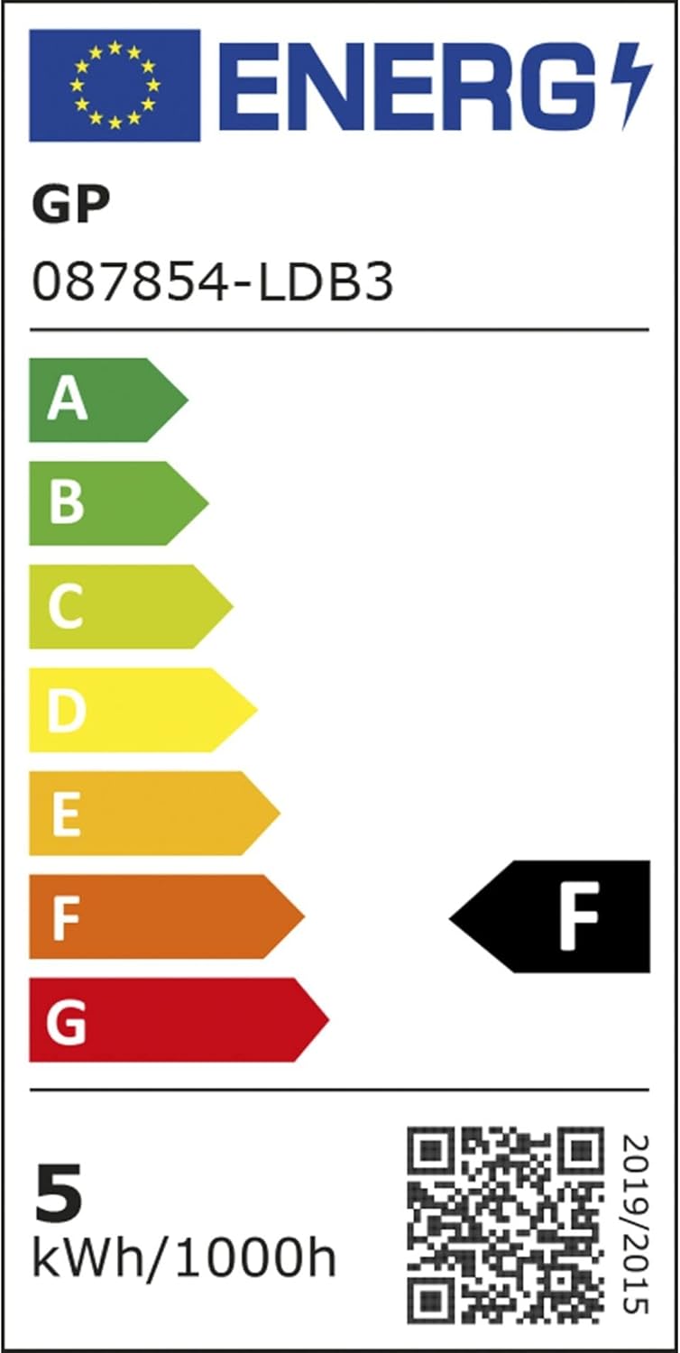 Bild von GP Batteries GPMGLE14STD854C3 LED EEK F (A - G) E14 Globeform 5.6W = 40W Warmweiß (Ø x L) 45mm x 8
