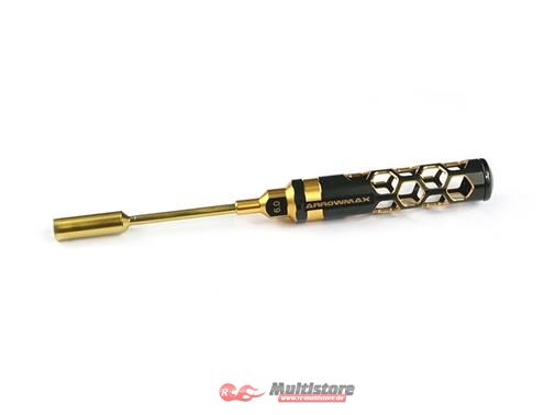 Bild von ARROWMAX Nut Driver 6.0 X 100mm Black Golden / AM450160-BG