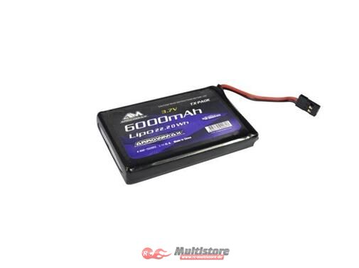 Bild von ArrowMax Modellbau-Akkupack (LiPo) 3.7V 6000 mAh Softcase JR-Buchse