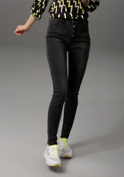 Bild von Aniston CASUAL Skinny-fit-Jeans, regular waist