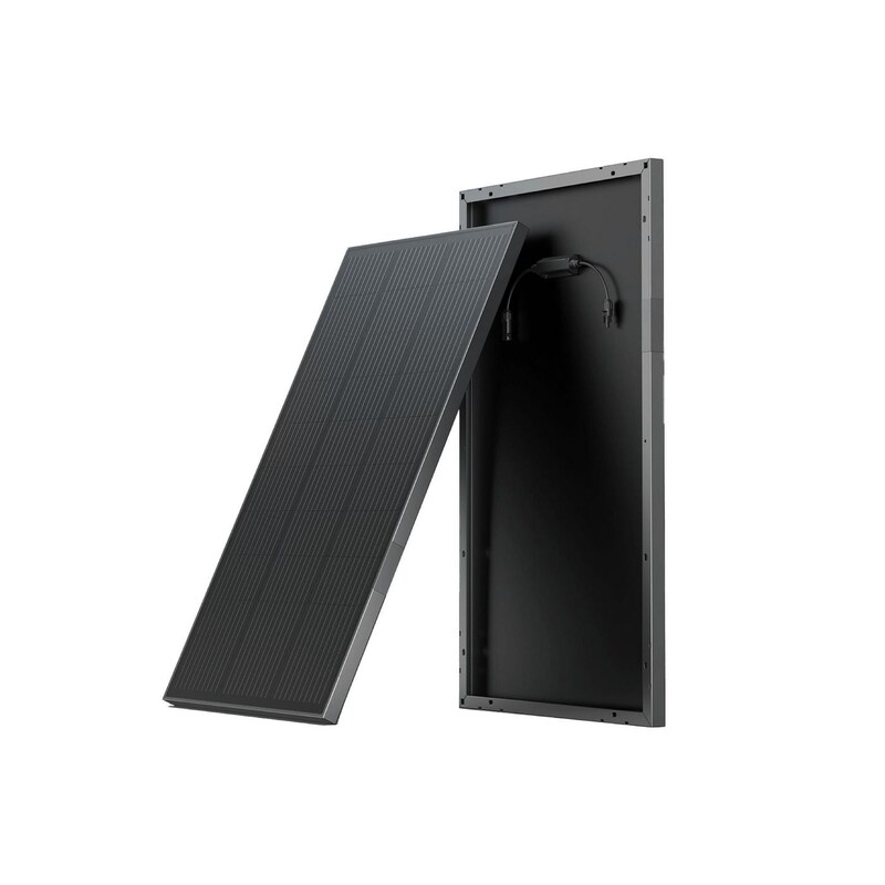 Bild von Ecoflow Solarmodul EcoFlow 100W Starres Solarpanel 2er Set, 100 W, Monokristallin, (Das Solar auf XT60i-Ladekabel ist nicht enthalten), Hoher Wirkungsgrad, einfache Montage
