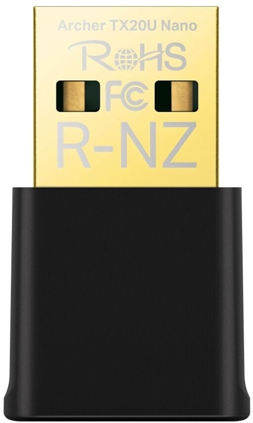 Bild von TP-Link Archer TX20U Nano - Kabellos - USB - WLAN - Wi-Fi 6 (802.11ax) - 1800 Mbit/s - Schwarz (Archer TX20U Nano)