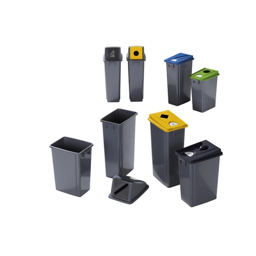 Bild von Kaiserkraft | Robuster Wertstoffsammler | 80 l | weiß