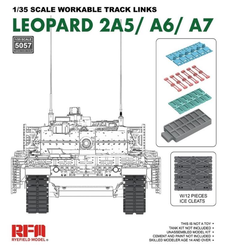 Bild von Workable track links - Leopard 2A5/A6/A7