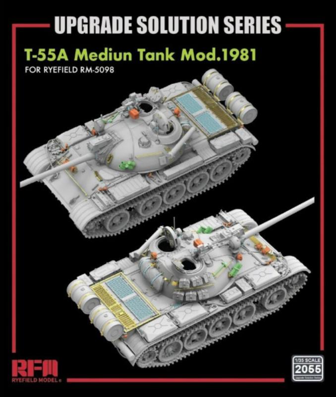 Bild von Rye Field Model T-55A Medium Tank Mod. 1981 for RFM5098 - Upgrade Solution 1/35