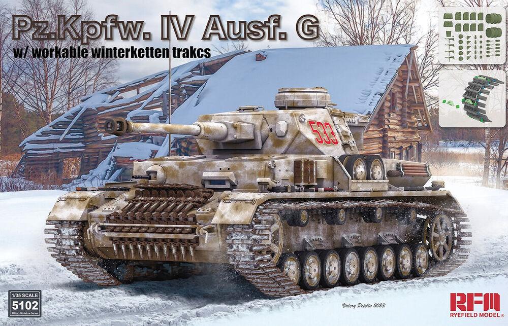 Bild von Rye Field Model Pz.Kpfw. IV Ausf. G w/Workable Winterketten Tracks