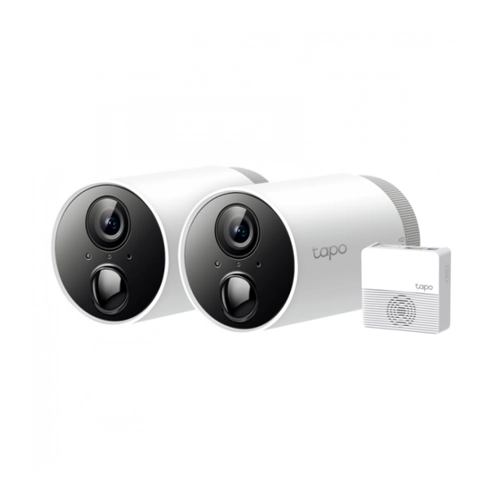 Bild von TP-Link Tapo C400S2 - Intelligentes 2-Kamera Sicherheitssystem kabellos - Weiß