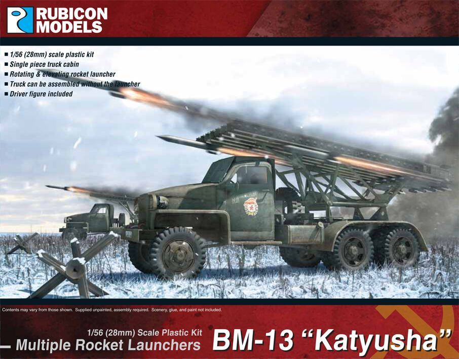 Bild von Rubicon Models BM-13 Katyusha MRL 1/56 28mm Soviet Union WWII Allied Stalinorgel