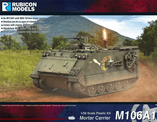 Bild von Rubicon Models M106A1 Mortar Carrier 1/56 28mm US GIs Vietnamkrieg Panzer