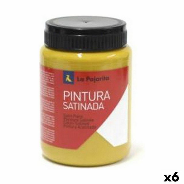 Bild von La Pajarita Temperafarbe, Tempera La Pajarita L-03 Oxide 6 Stücke Satin Schulisch Gelb