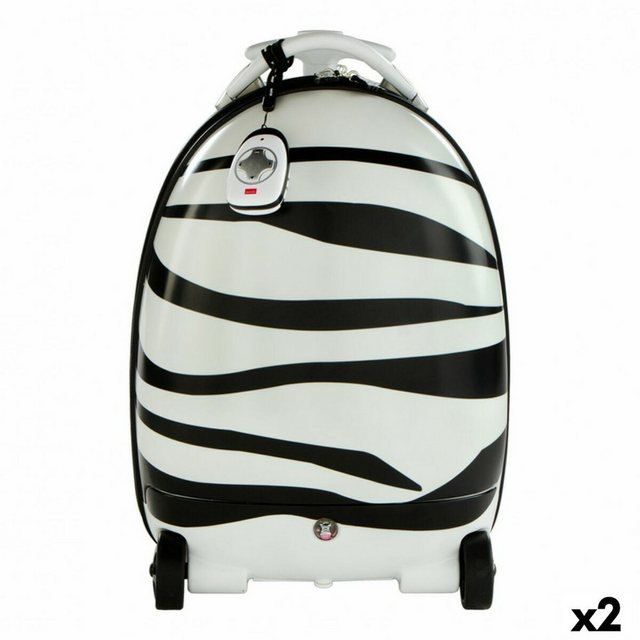 Bild von Trolley Rucksack Rastar Für Kinder Funksteuerung Zebra 2,4 GHz 34 x 48 x 27,5 cm (2 Stück)