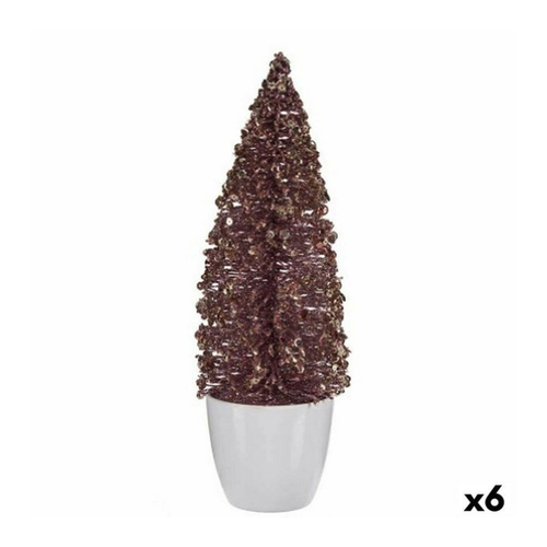Bild von Krist+ Künstlicher Weihnachtsbaum in Rosa Gold – Deko-Figur für eine stilvolle Weihnachtszeit