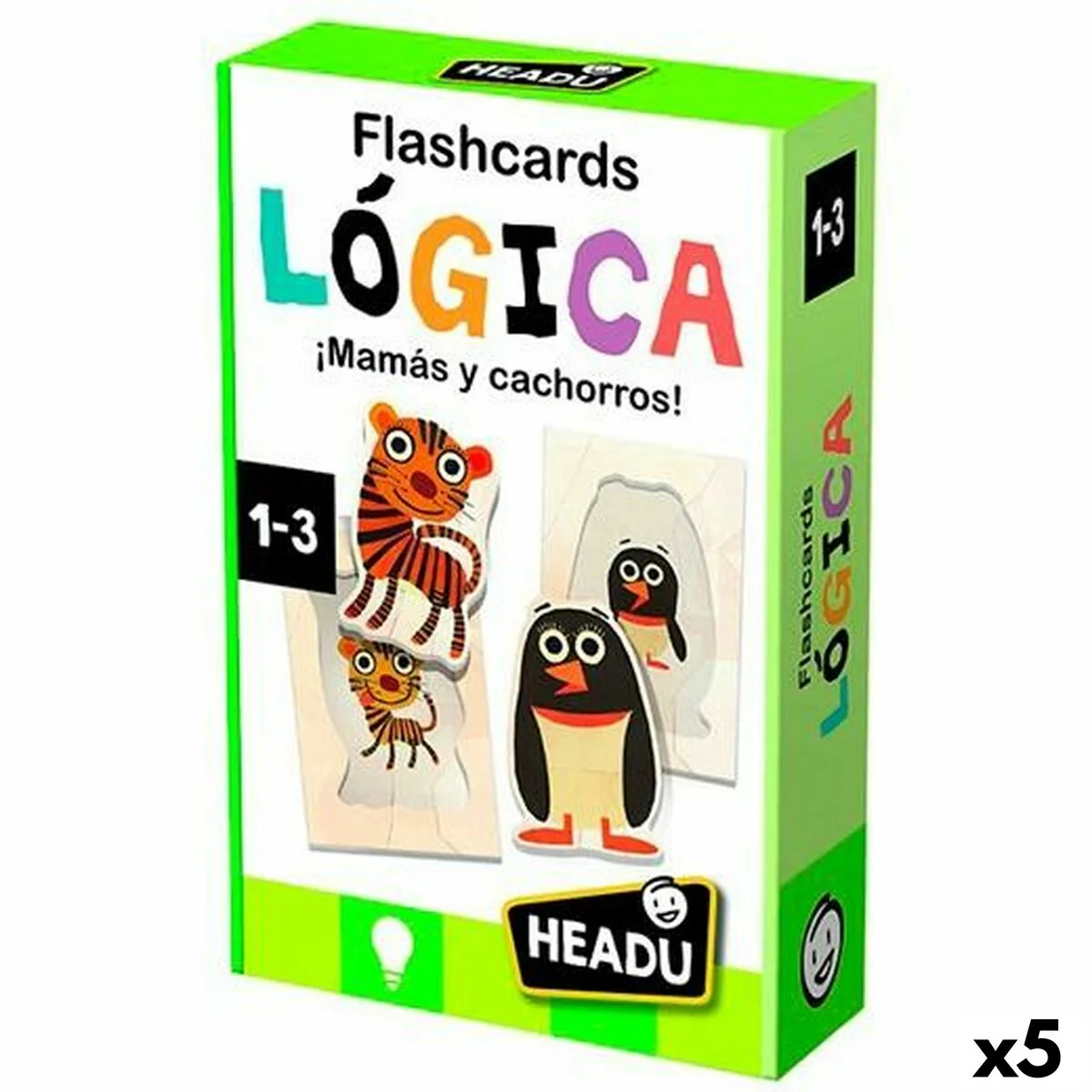 Bild von Lernspiel HEADU Flashcards Logic (5 Stück)