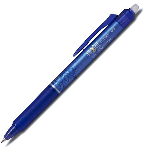 Bild von Radierbarer Tintenroller Pilot Frixion Clicker fein 0,5mm versch. Farben