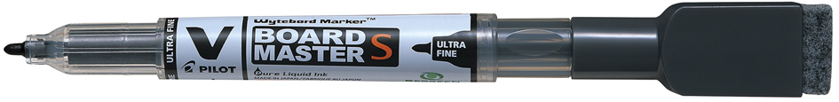 Bild von Pilot V-Board Master S Whiteboard-Marker Schwarz Extra Fein Rundspitze 0,8 mm Recycled