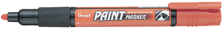Bild von Pentel, Marker, Lackmarker PAINT MARKER MMP20, orange (Orange, 2 mm, 1 x)