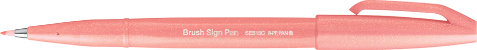 Bild von PentelArts Faserschreiber Brush Sign Pen SES15, koralle