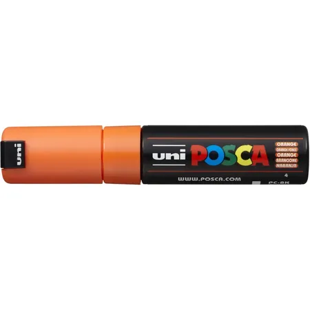 Bild von UNI-BALL POSCA Marcador PC-8K punta biselada trazo 8 mm. color Naranja 148825000