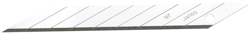Bild von 100 NT Cuttermesser-Klingen BL-1800 silber 9,0 mm (h1311591)