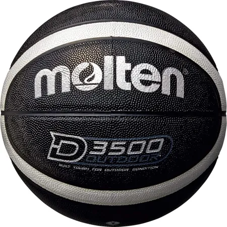 Bild von Molten Basketball Synthetik Leder, schwarz, Größe 7