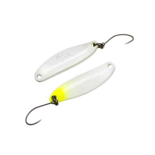 Bild von NORIES Masukuroto 2.0g #031 (Perl Chartreuse/Perl) - Der vielseitige Blinker für die Forellenangelei