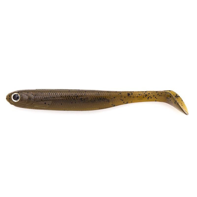 Bild von NORIES 4.5 Spoon Tail Live Roll 11,4cm 7g Green Pumpkin Shrimp 5Stk."