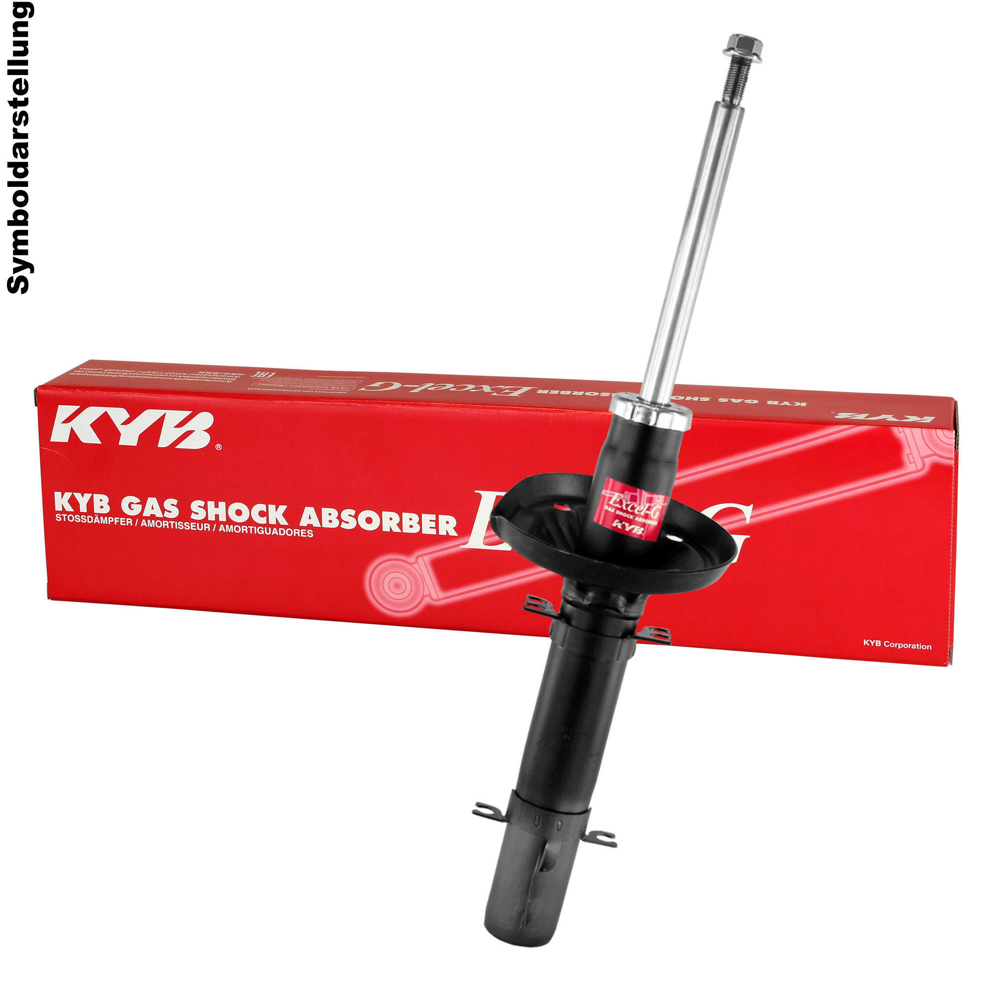 Bild von KYB Excel-G 333237 Stoßdämpfer Federbein, Stossdämpfer Vorderachse links Gasdruck Zweirohr Federbein oben Stift