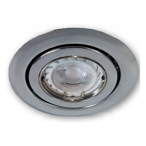 Bild von LED Einbaustrahler GU10 Dimmbar 230V SSD004 chrom - 7,5 W (PA-WW)