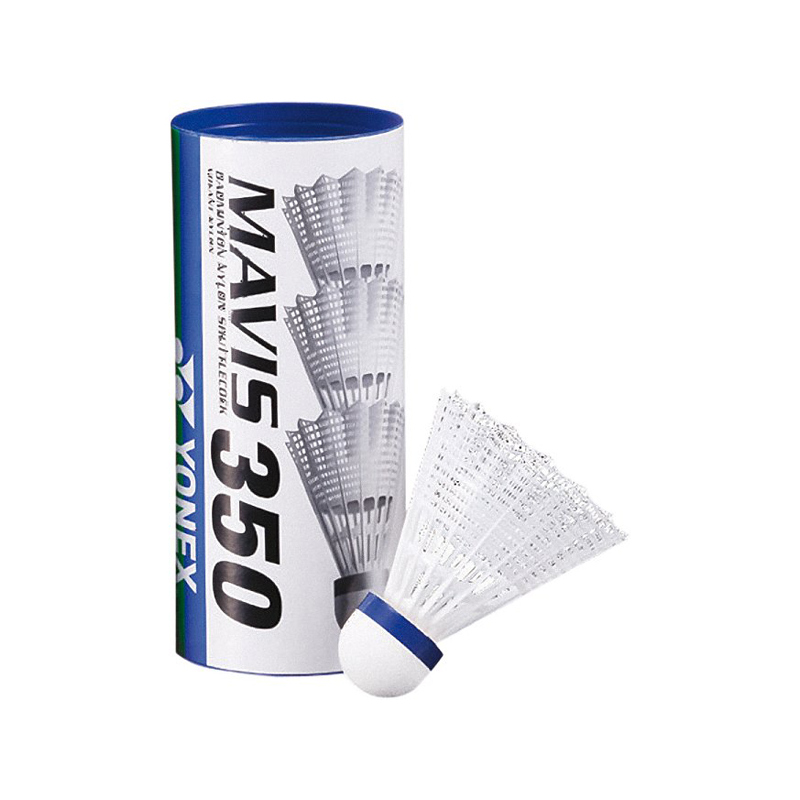 Bild von 6er Pack YONEX Mavis 350 Badmintonbälle weiß slow