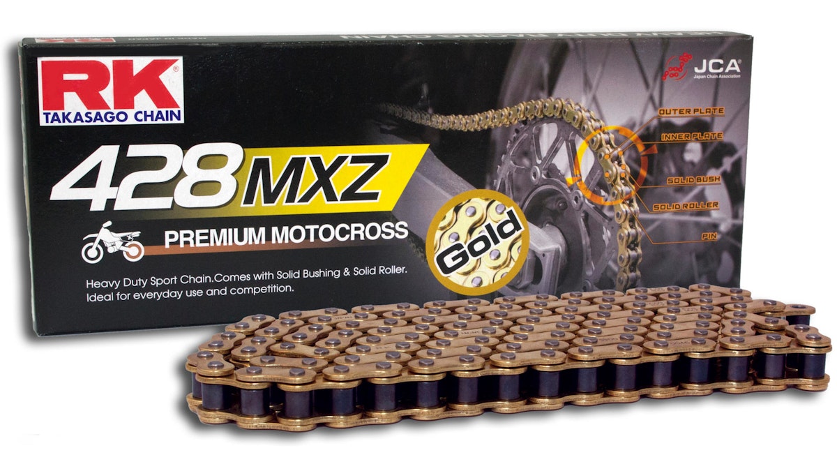 Bild von RK Kette 428 Mxz 122 C Gold/Gold Offen