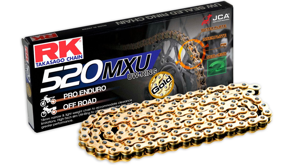 Bild von RK Kette 520 Mxu 120 C Gold/Gold Offen