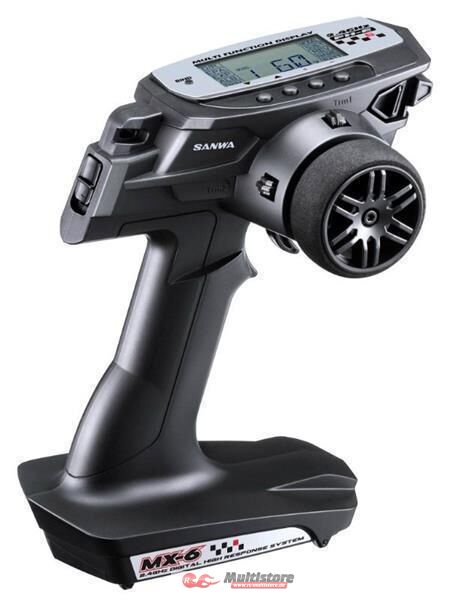 Bild von Sanwa Modellbausatz MX-6 DRY 1x RX-391W(waterproof Empfänger)/ohne Servos/TX/RX 101A32571A