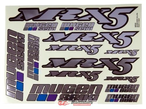 Bild von MUGEN Dekorbogen silber MRX-5 (3) / MUGH2004