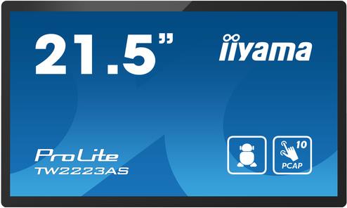 Bild von Iiyama ProLite Touchscreen TW2223AS-B2, Public Display - (schwarz (matt), FullHD, IPS, Android, Touchscreen)(TW2223AS-B2)