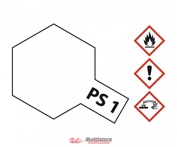 Bild von TAMIYA Polycarbonat Lexan Sprayfarben PS-1 Weiss Polycarbonat 100ml / 300086001