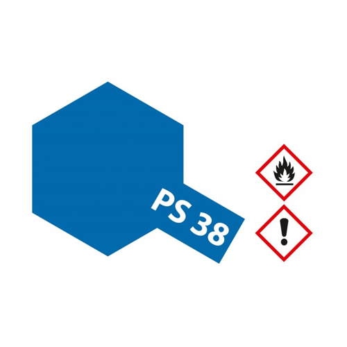 Bild von PS-38 Translucent Blau Polyc. 100ml - Tamiya