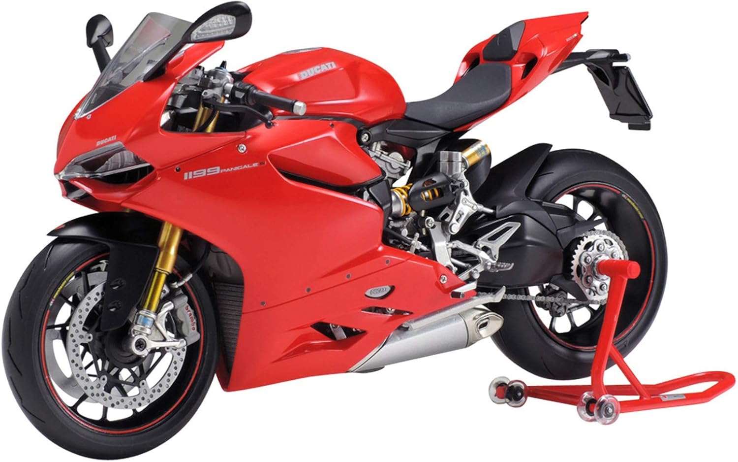 Bild von Tamiya 300014129 Ducati 1199 Panigale S Motorradmodell Bausatz 1:12, Mittel