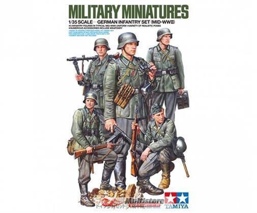 Bild von TAMIYA 1:35 Fig-Set Dt. Infanterie 1941/42 (5) / 300035371