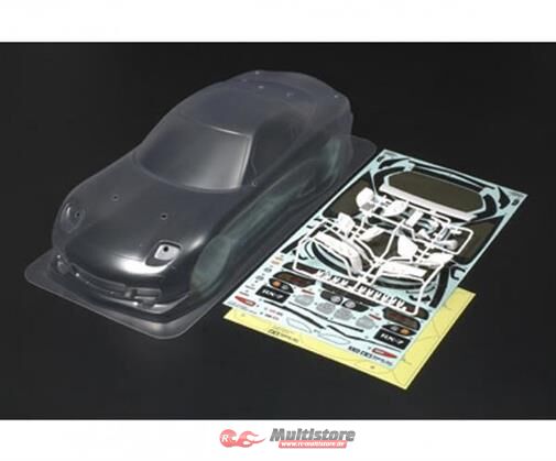 Bild von Tamiya 51270 1:10 Karosserie Mazda RX-7 Street 190mm Unlackiert, nicht ausgeschnitten