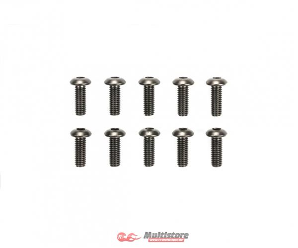 Bild von TAMIYA 3x8mm 6-Kantkopf Schraube Stahl (10) / 300051626