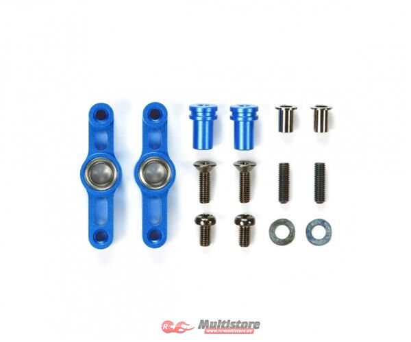 Bild von TAMIYA TT-02 Alu Lenkhebel-Set Blau eloxiert / 300054574