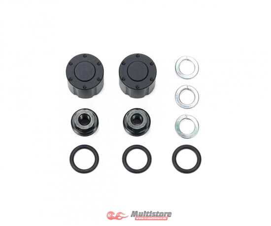 Bild von Tamiya 56557 Radnaben-Set Hinterachse 1:14 Radkappe 2St.