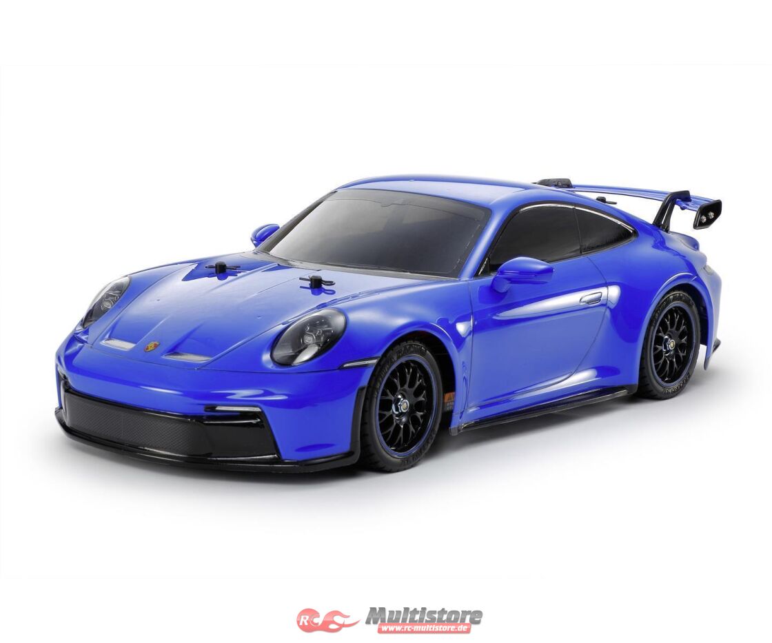 Bild von Tamiya 58712 1:10 RC Porsche 911 GT3 (992) TT-02 - ferngesteuertes Auto, Fahrzeug, Modellbau, Zusammenbauen, Hobby, RC Bausatz, unlackiert