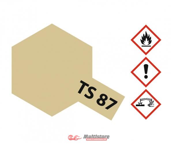 Bild von TAMIYA Sprühfarbe für Plastikmodelle TS-87 Titan Gold 100ml Spray / 300085087