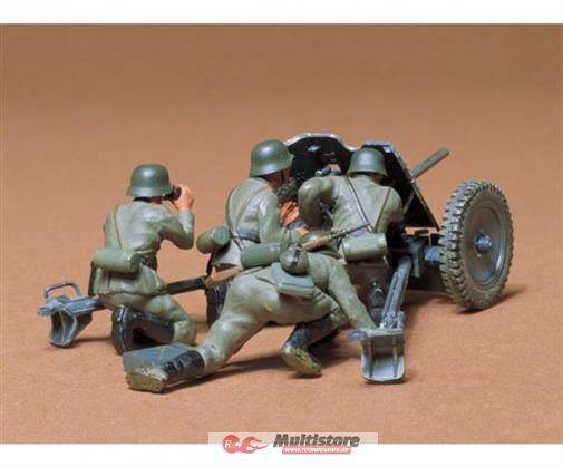 Bild von TAMIYA 1:35 Dt. 3,7cm PAK 35/36 m. Fig.(4) / 300035035