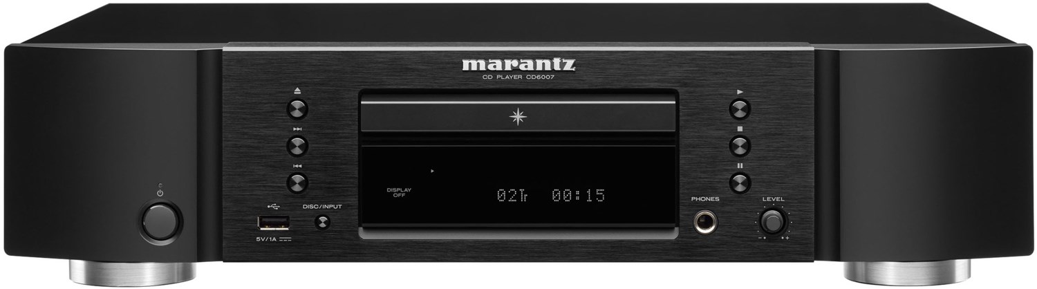 Bild von Marantz CD6007 HiFi CD Player, CD Spieler, CD- und CD-R/RW-Wiedergabe, USB, Kopfhörer-Verstärker, Schwarz