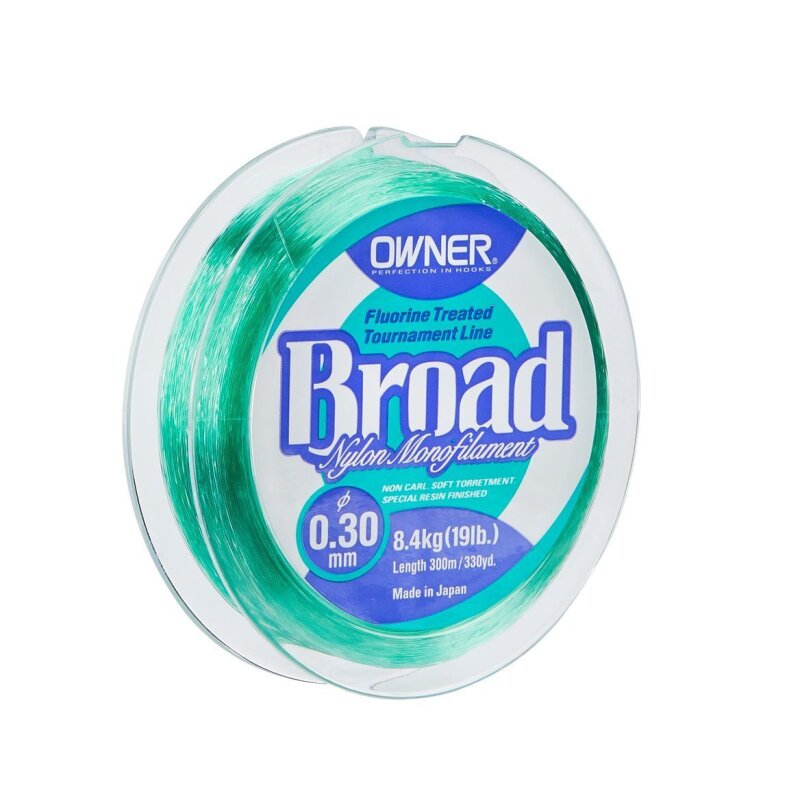 Bild von OWNER Mono 0,18mm 3,1kg 300m Transparent Grün (0,03 € pro 1 m)