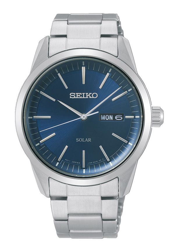 Bild von Seiko Quarzuhr »SNE525P1«, Armbanduhr, Herrenuhr, Datum, Saphirglas, Edelstahlarmband