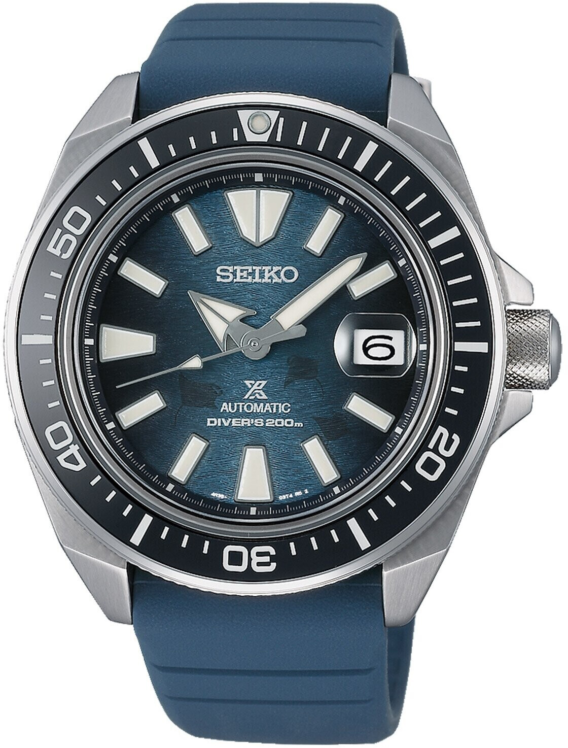 Bild von Seiko Herren Automatik Armbanduhr - Prospex Sea Automatic Divers - Save The Ocean - SRPF79K1