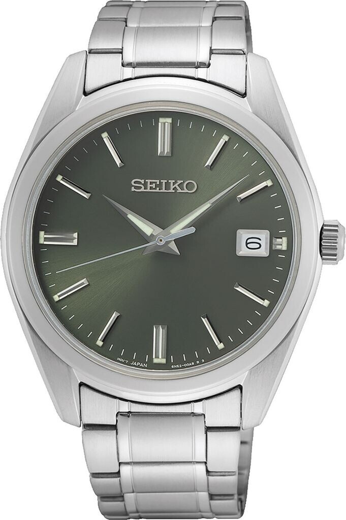 Bild von Seiko Quarzuhr SUR527P1, Armbanduhr, Herrenuhr, Damenuhr, Datum, Saphirglas, Edelstahlarmband